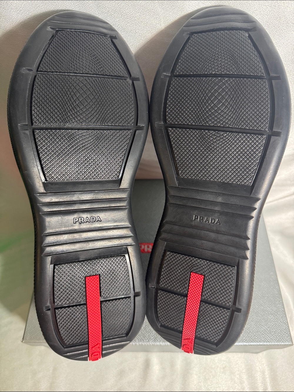 PRADA America's Cup high-top sneakers in black patent leather🔥New! - Picture 11 of 13